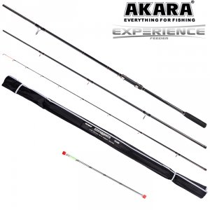 Удилище штекерное угольное фидерное 3 колена Akara Experience Feeder TX-30 (30-60-90)