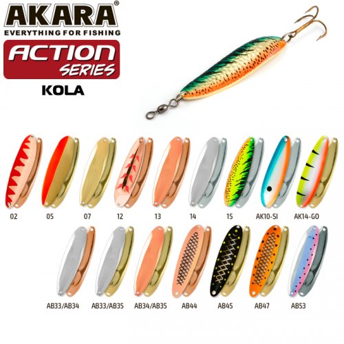 Блесна колебалка Akara P15
