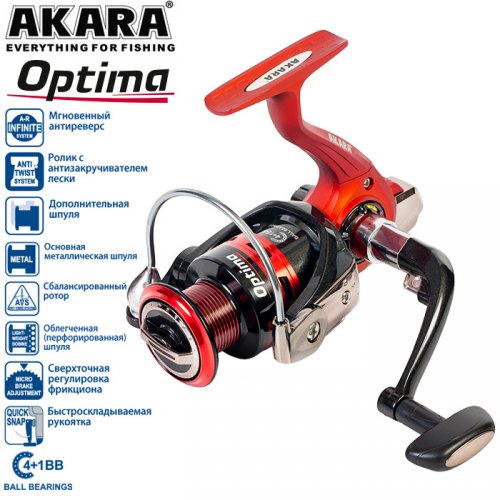 Катушка безынерционная Akara Optima