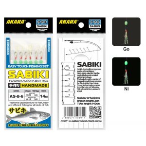Сабик Akara Flasher Aurora Bait Rigs 8 Ni