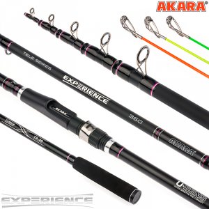 Удилище фидерное телескопическое угольное 3 колена Akara Experience Tele TX-30 (120-150-180)