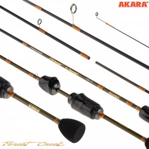 Спиннинг штекерный угольный 2 колена Akara Forest Creek 532UL TX-40 (0,4-4) 1,6 м
