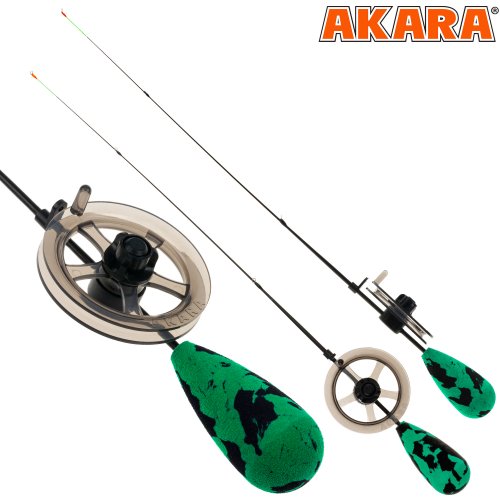 Удочка зимняя Akara Finezza Elite L (1,0-3,6 г) Gr-Gn