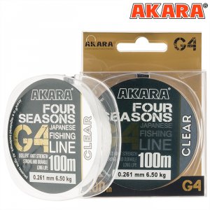 Леска Akara G4 Four Seasons 100 м