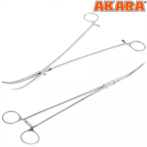Клещи Akara FC 3802 10 см загнутые