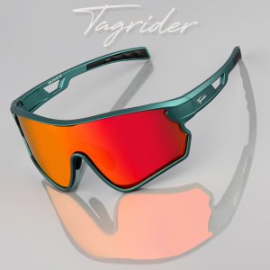 Очки поляризационные Tagrider IMN-016-45 Gold Red Mirror