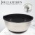 Миска Jolly Kitchen нержавеющая сталь 0,35мм с пл.крышкой черная диам. 24 см
