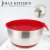 Миска Jolly Kitchen нержавеющая сталь 0,5 мм с ручкой красная диам. 24 см