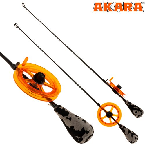 Удочка зимняя Akara Leader Elit M блеснилка с тюльпаном Or-GR