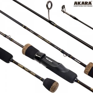 Спиннинг штекерный угольный 2 колена Akara Lake Trout UL (1-8) 1,8м