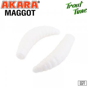 Силиконовая приманка Akara Trout Time MAGGOT 1,6 Cheese (10 шт)