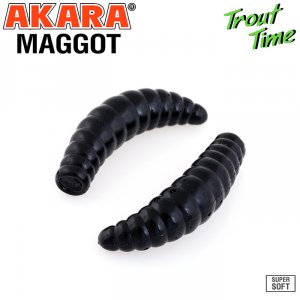 Силиконовая приманка Akara Trout Time MAGGOT 1,6 Cheese (10 шт)