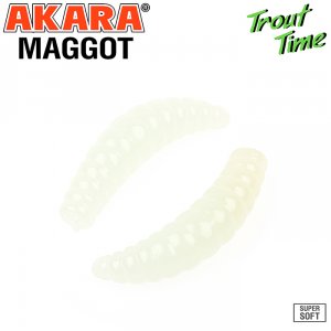 Силиконовая приманка Akara Trout Time MAGGOT 1,6 Cheese (10 шт)
