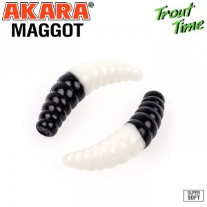 Силиконовая приманка Akara Trout Time MAGGOT 1,6 Cheese (10 шт)