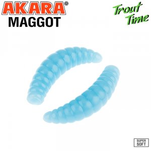 Силиконовая приманка Akara Trout Time MAGGOT 1,6 Cheese (10 шт)