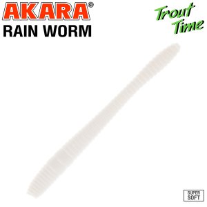 Силиконовая приманка Akara Trout Time Rain-Worm 2.5 Cheese (10 шт)