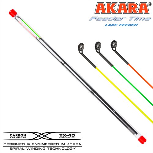 Комплект хлыстов (квивертипов) 3 штуки для Akara Time Lake Feeder TX-40 (40-60-80) 3,6 м