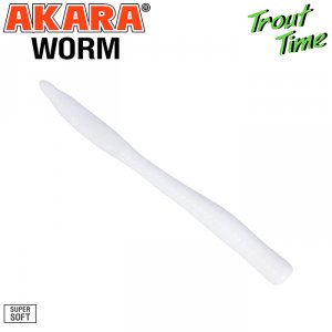 Силиконовая приманка Akara Trout Time WORM 3 Shrimp (10 шт)