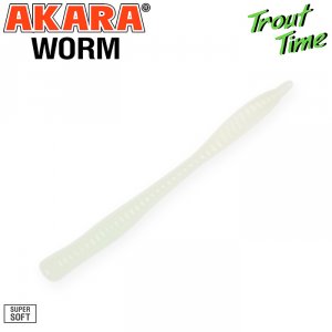 Силиконовая приманка Akara Trout Time WORM 3 Shrimp (10 шт)
