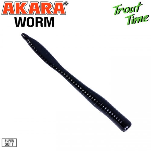 Силиконовая приманка Akara Trout Time WORM 3 Cheese (10 шт)
