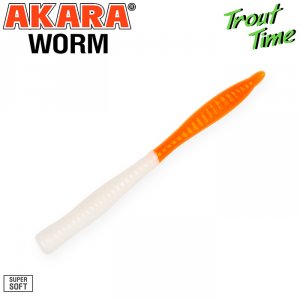 Силиконовая приманка Akara Trout Time WORM 3 Shrimp (10 шт)