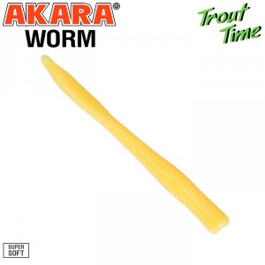 Силиконовая приманка Akara Trout Time WORM 3 Shrimp (10 шт)