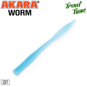 Силиконовая приманка Akara Trout Time WORM 3 Shrimp (10 шт)