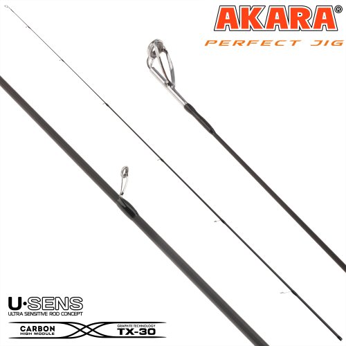 Хлыст угольный для спиннинга Akara Perfect Jig L 702 TX-30 (4-18) 2,1 м