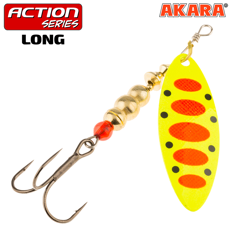 Блесна вращ. Akara Action Series Long 3 9 гр. 1/3 oz. 08