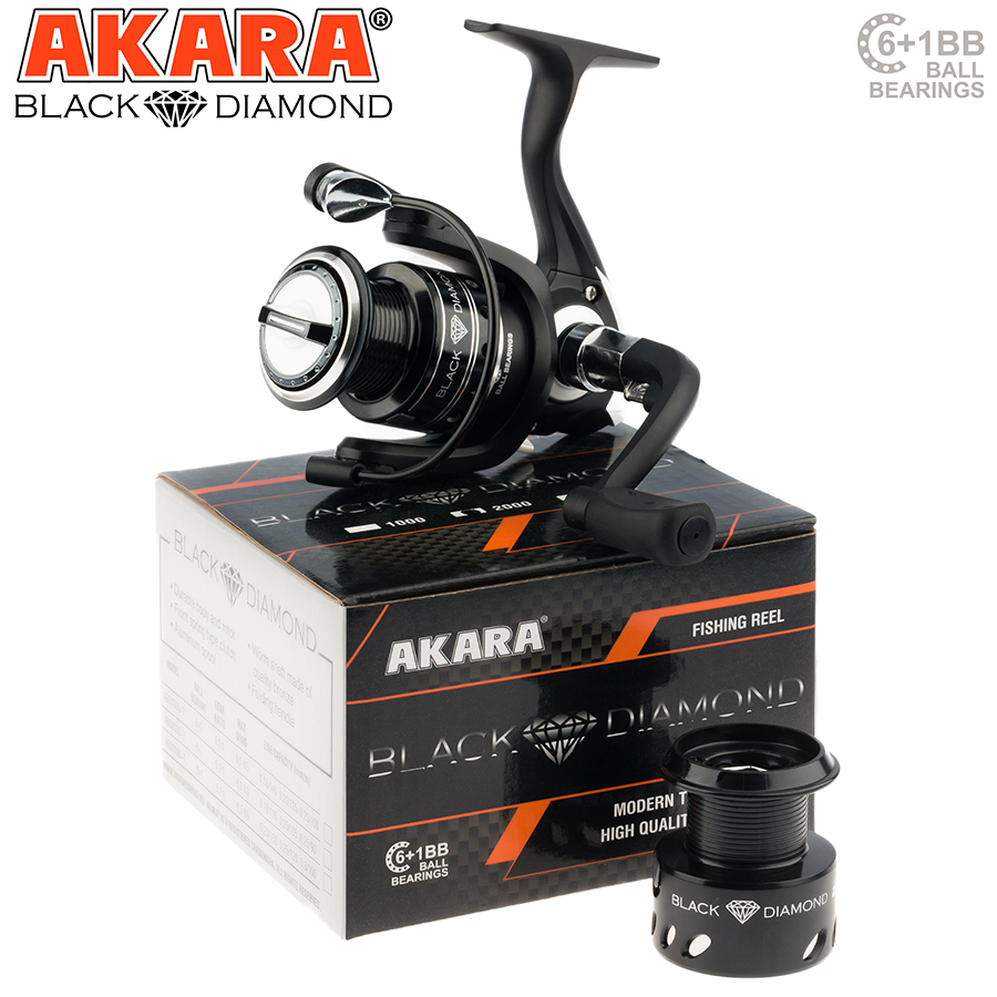 Катушка безынерционная Akara Black Diamond