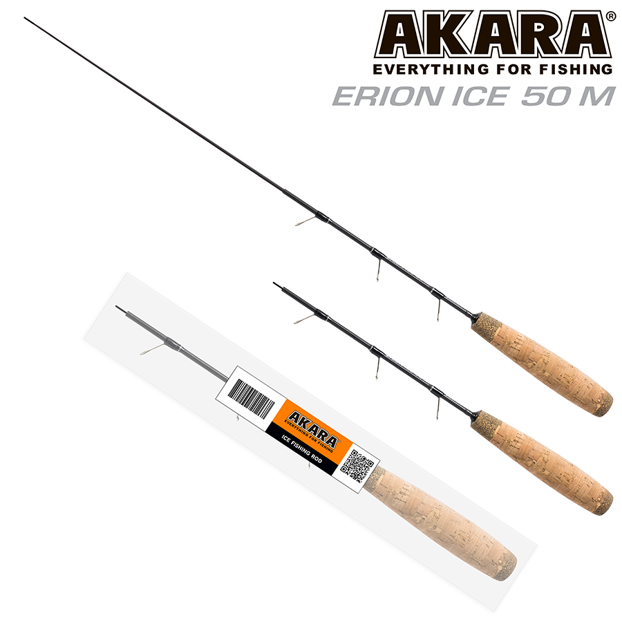 Удочка зимняя 2 колена Akara Erion Ice 50 M