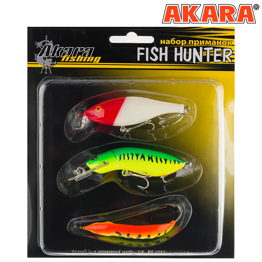 Набор приманок Akara Fish Hunter CNB70