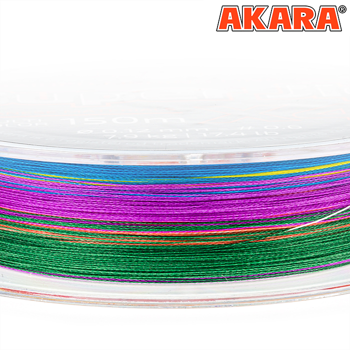 Шнур Akara Super Jig Multicolor 150 м