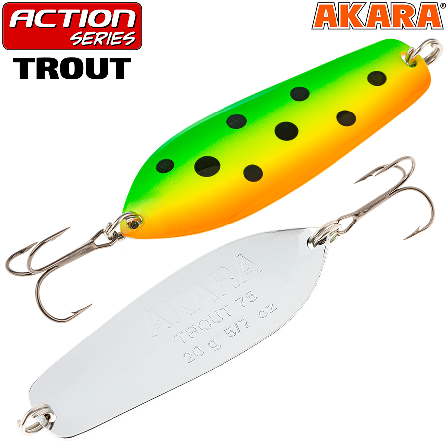 Блесна колебалка Akara Action Series Trout