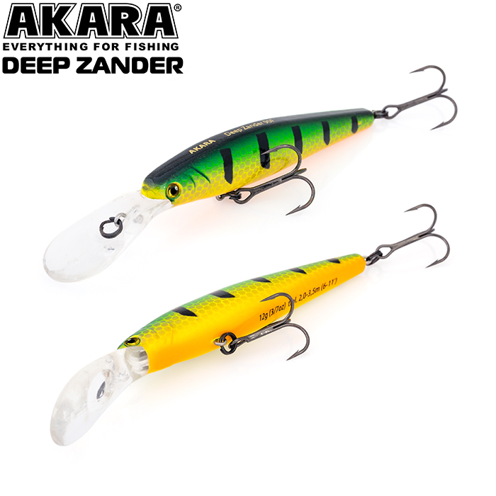 Воблер Akara Deep Zander 90 F