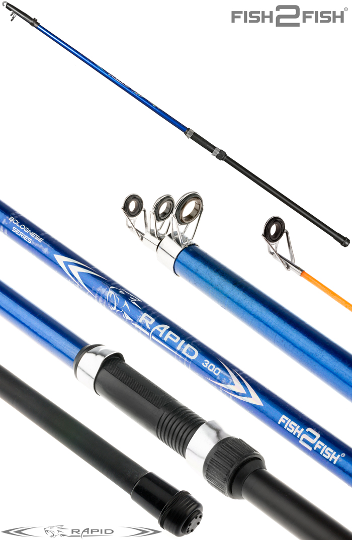 Удилище телескоп стекло д/с Fish2Fish Rapid New (10-40) Blue