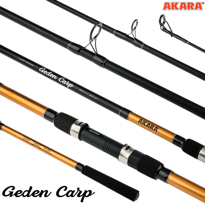 Удилище штекерное угольное карповое 3 колена Akara L17031 Geden Carp TX-20