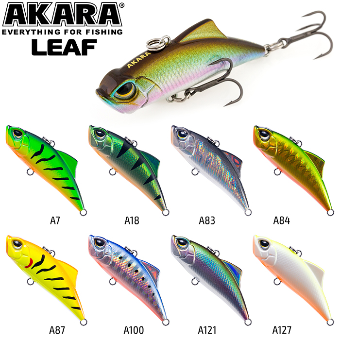 Воблер Akara раттлин Leaf 45S