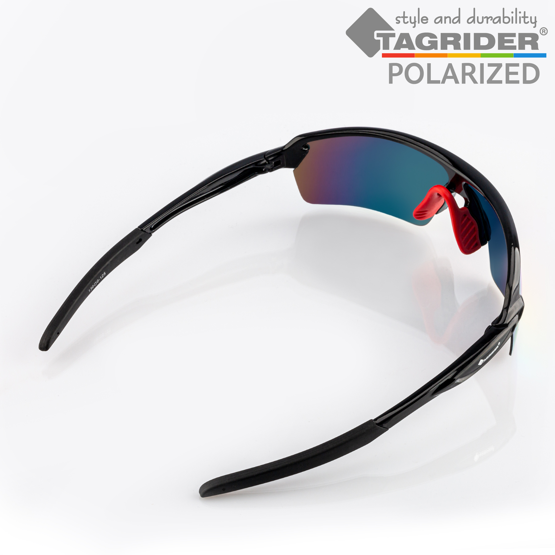 Очки поляризационные Tagrider в чехле N16-45 Gold Red Mirror