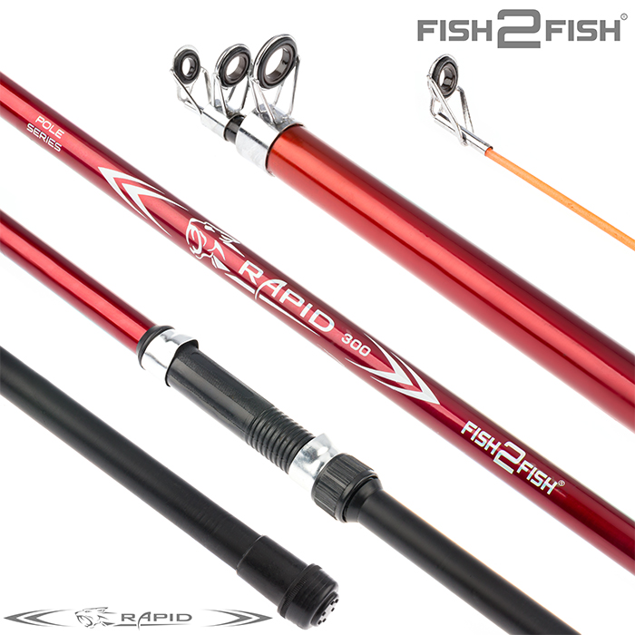 Удилище телескоп стекло д/с Fish2Fish Rapid Fiberglas (10-40)