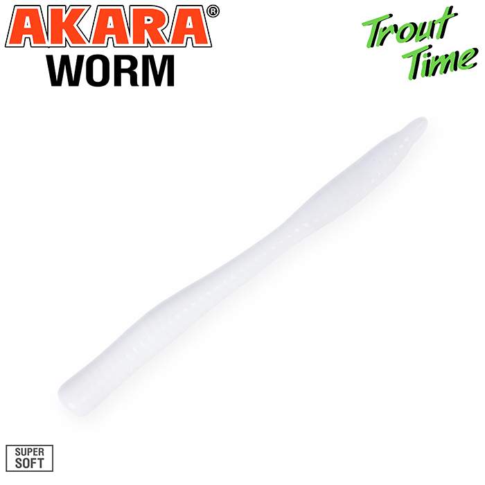 Силиконовая приманка Akara Trout Time WORM 3 Shrimp (10 шт)